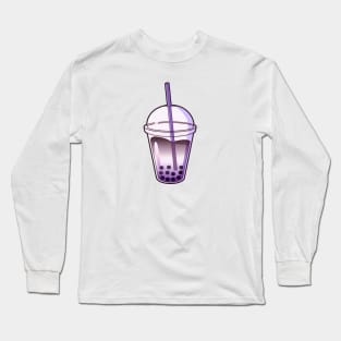 Asexual Flag Bubble Tea Long Sleeve T-Shirt